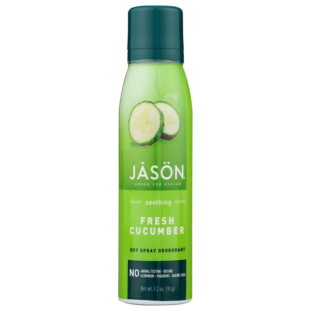 JASON: Deodorant Spray Fresh Cucumber, 3.8 oz