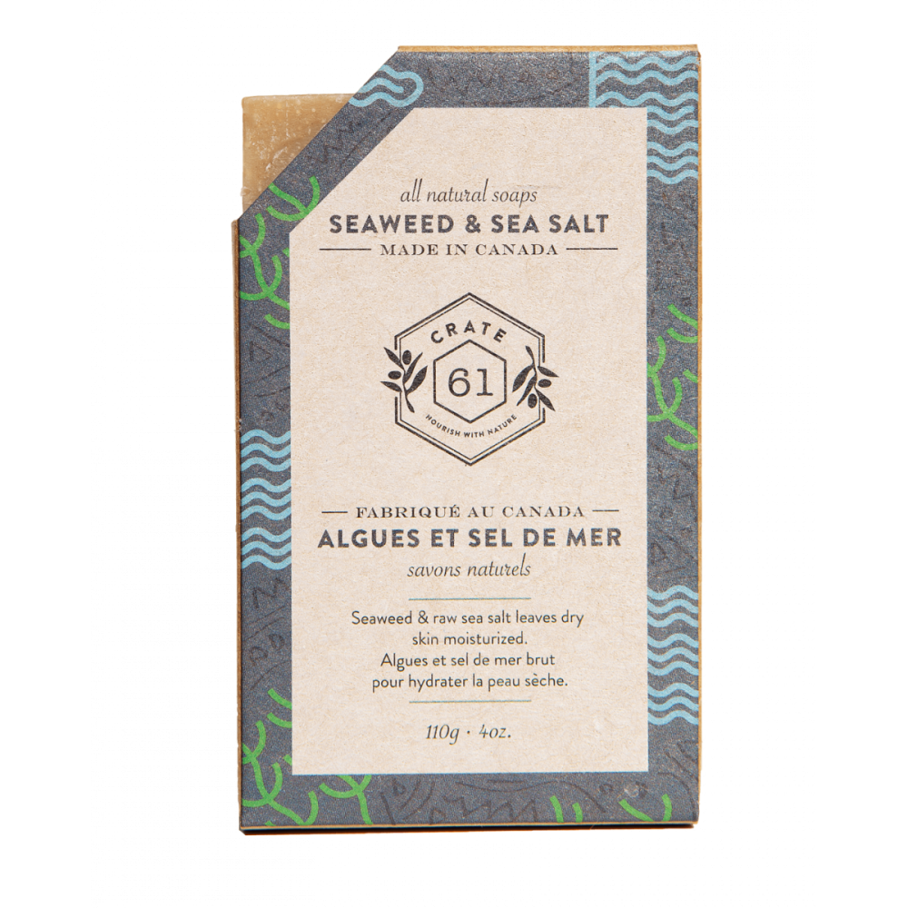 CRATE 61: Soap Bar Seawd Sslt, 4 oz