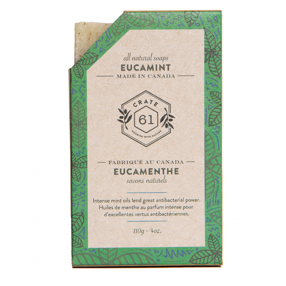 CRATE 61: Soap Bar Eucamint, 4 oz