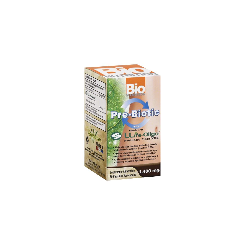 BIO NUTRITION: Pre Biotic W Life Oligo, 60 vc