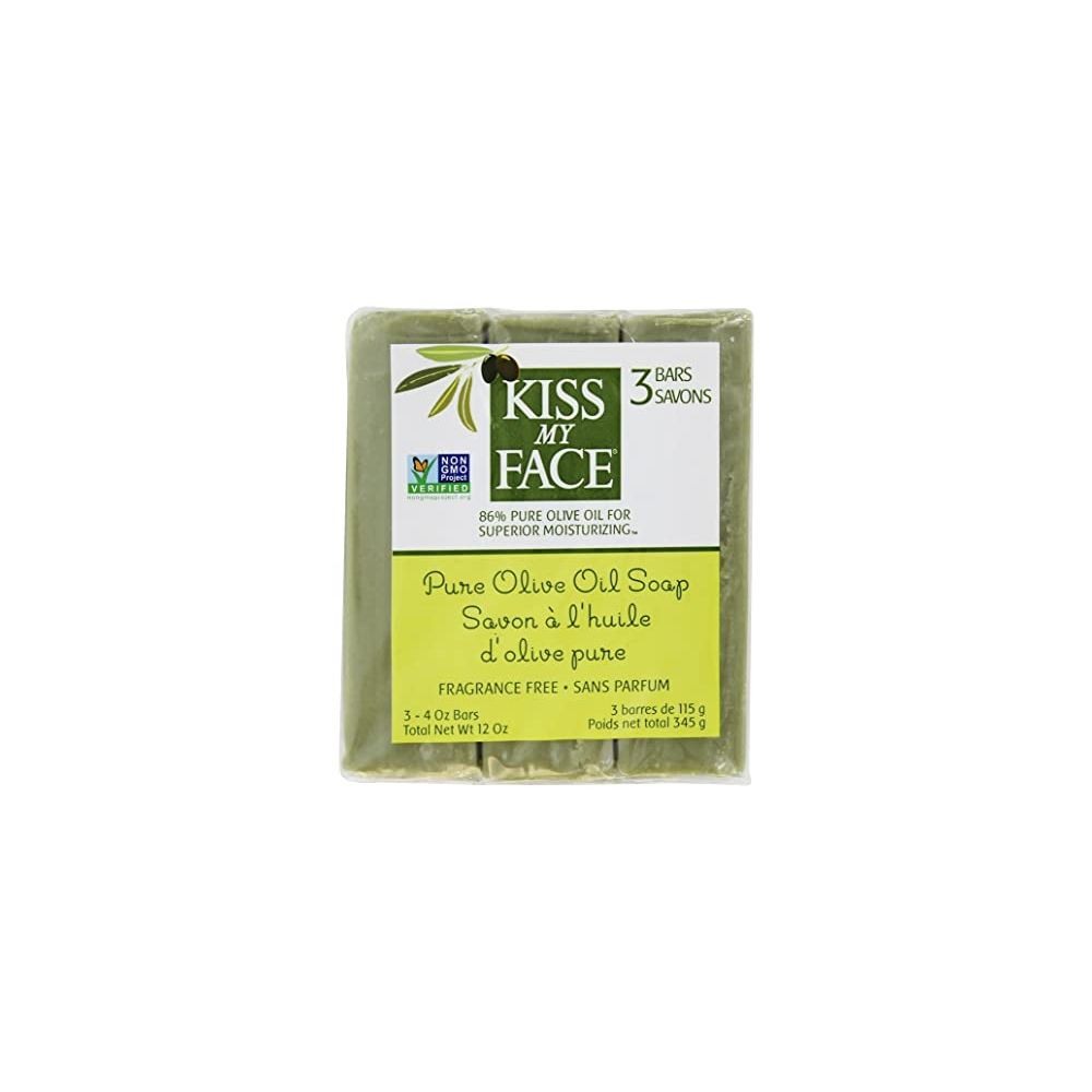 KISS MY FACE: Soap Bar 3Pk Pure Olvo, 12 oz