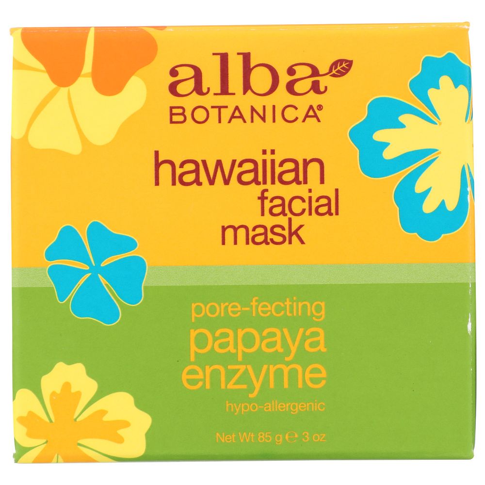 ALBA BOTANICA: Hawaiian Facial Mask Papaya Enzyme, 3 oz