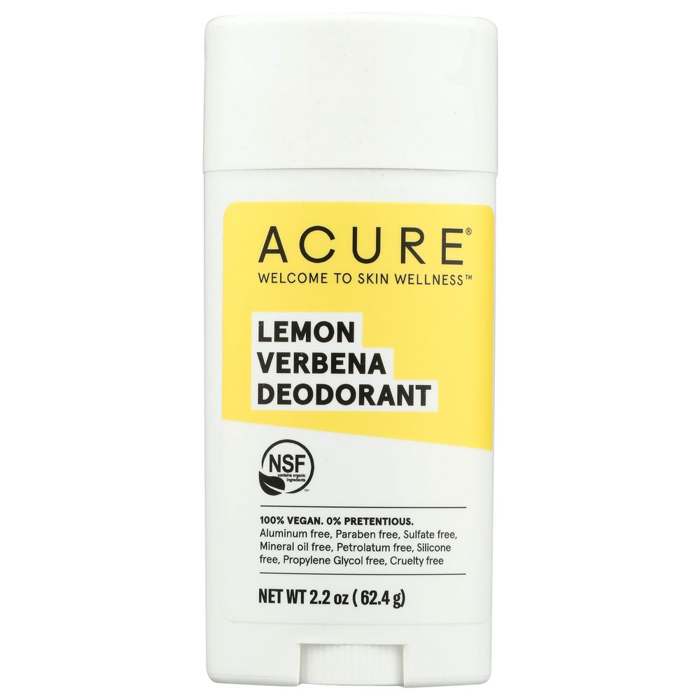 ACURE: Deodorant Lemon Verbena, 2.25 oz